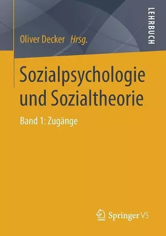 Sozialpsychologie und Sozialtheorie cover