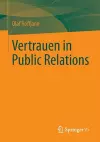 Vertrauen in Public Relations cover
