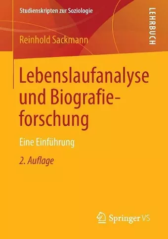 Lebenslaufanalyse Und Biografieforschung cover