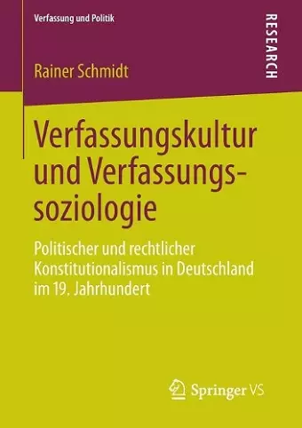 Verfassungskultur und Verfassungssoziologie cover