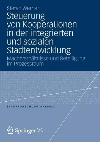 Steuerung von Kooperationen in der integrierten und sozialen Stadtentwicklung cover