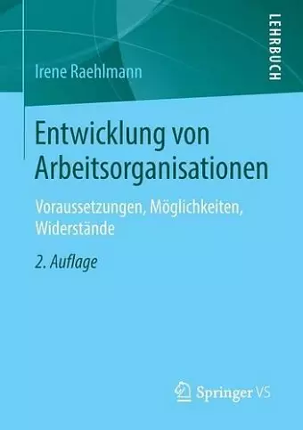 Entwicklung von Arbeitsorganisationen cover