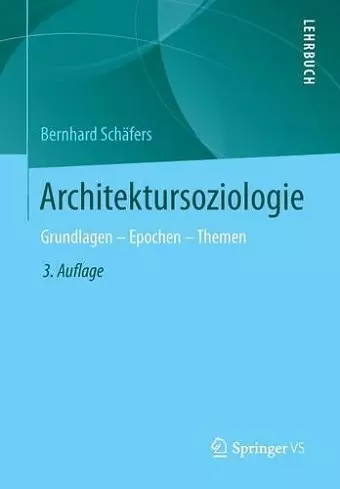 Architektursoziologie cover