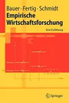 Empirische Wirtschaftsforschung cover