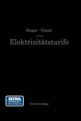Die Elektrizitätstarife cover