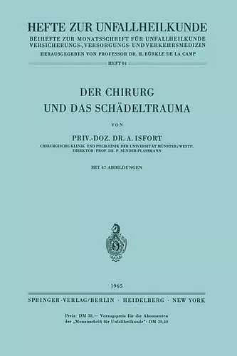 Der Chirurg Und Das Schädeltrauma cover