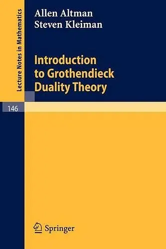 Introduction to Grothendieck Duality Theory cover