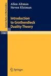 Introduction to Grothendieck Duality Theory cover