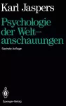 Psychologie Der Weltanschauungen. cover