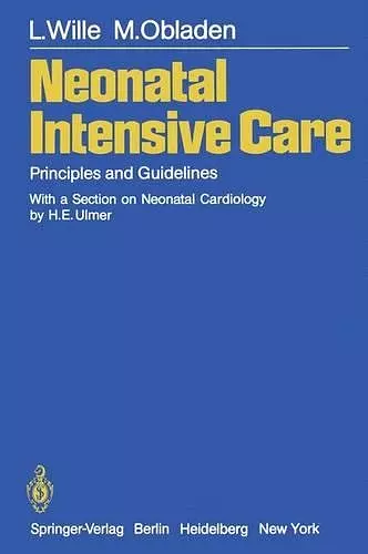 Neonatal Intensive Care cover