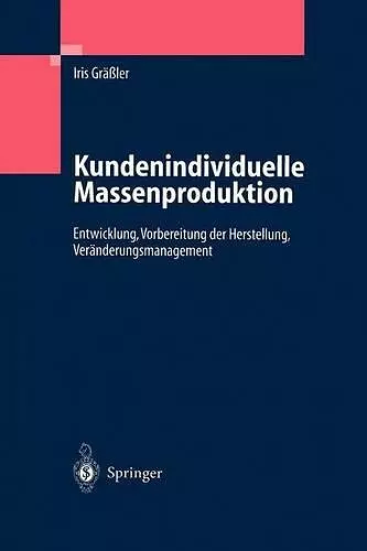 Kundenindividuelle Massenproduktion cover