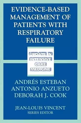 Evidence-Based Management of Patients with Respiratory Failure cover