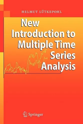 New Introduction to Multiple Time Series Analysis cover