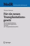 Für ein neues Transplantationsgesetz cover