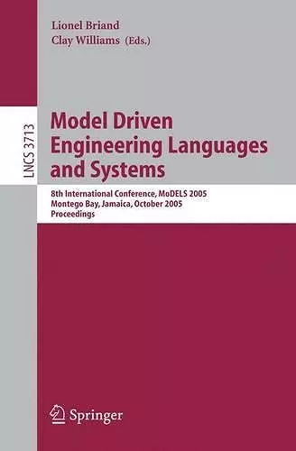 Model Driven Engineering Languages and Systems cover