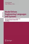 Model Driven Engineering Languages and Systems cover