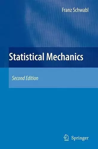 Statistical Mechanics cover