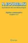 Algèbre commutative cover