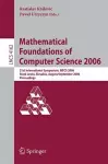 Mathematical Foundations of Computer Science 2006 cover