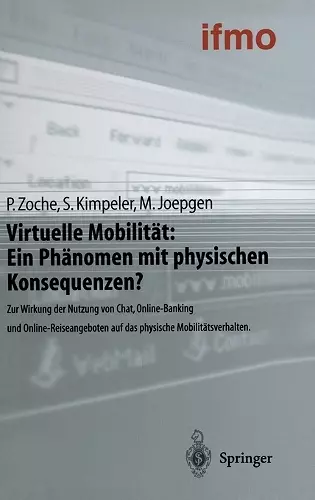 Virtuelle Mobilitat: Ein Phanomen Mit Physischen Konsequenzen? cover