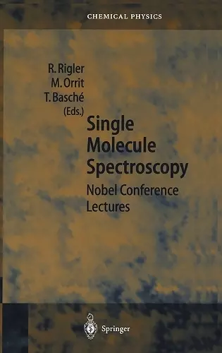 Single Molecule Spectroscopy cover