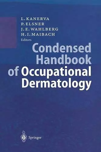 Condensed Handbook of Occupational Dermatology cover