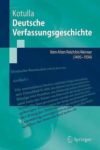 Deutsche Verfassungsgeschichte cover