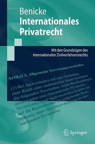 Internationales Privatrecht cover