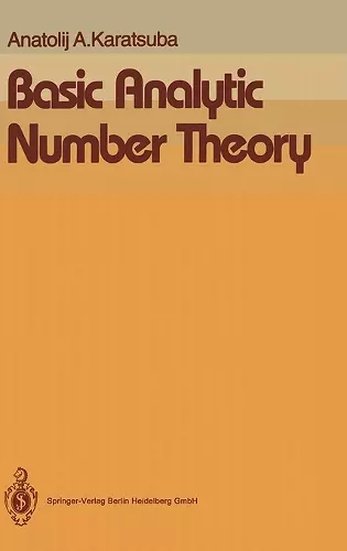 Basic Analytic Number Theory cover