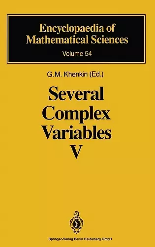 Several Complex Variables cover