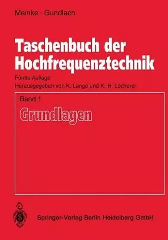 Taschenbuch Der Hochfrequenztechnik cover