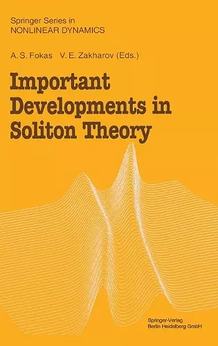 Important Developments in Soliton Theory cover