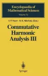 Commutative Harmonic Analysis cover