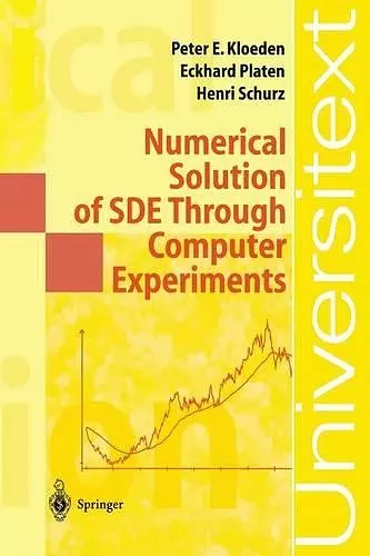 Numerical Solution of SDE Through Computer Experiments cover