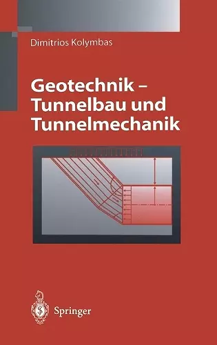 Geotechnik - Tunnelbau Und Tunnelmechanik cover