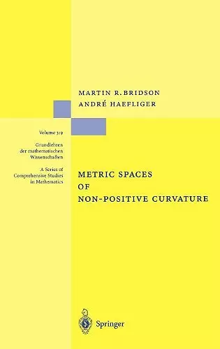 Metric Spaces of Non-Positive Curvature cover