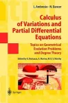 Calculus of Variations and Partial Differential Equations cover