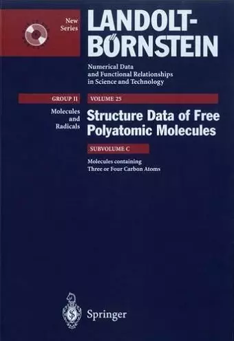 Molecules containing Three or Four Carbon Atoms cover