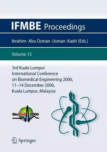 3rd Kuala Lumpur International Conference on Biomedical Engineering 2006 cover