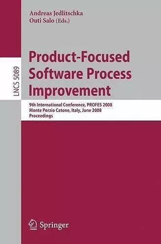 Product-Focused Software Process Improvement cover