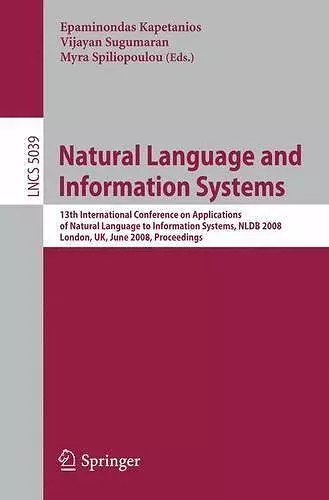 Natural Language and Information Systems cover