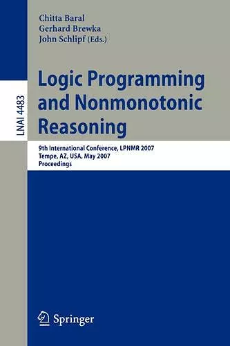 Logic Programming and Nonmonotonic Reasoning cover