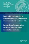 Impulse für eine europäische Harmonisierung des Urheberrechts / Perspectives d'harmonisation du droit d'auteur en Europe cover