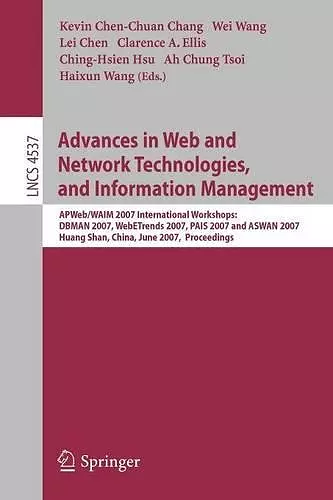 Advances in Web and Network Technologies, and Information Management cover