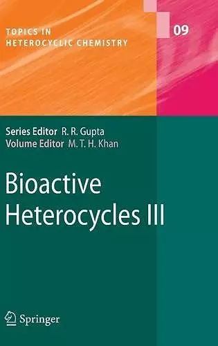 Bioactive Heterocycles III cover