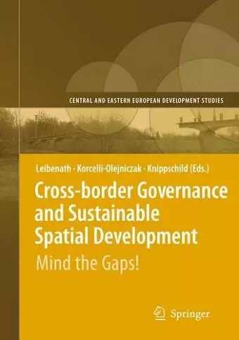 Cross-border Governance and Sustainable Spatial Development cover
