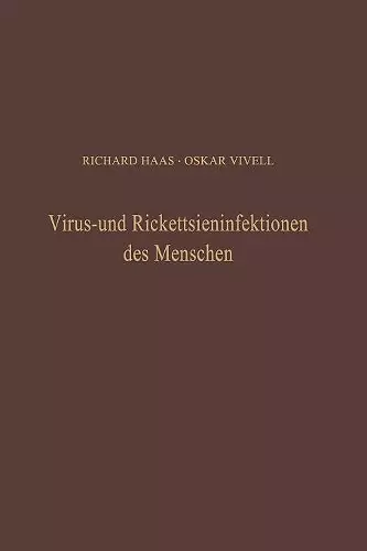 Virus- und Rickettsieninfektionen des Menschen cover