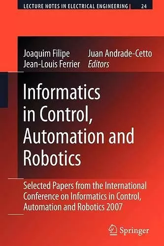 Informatics in Control, Automation and Robotics cover