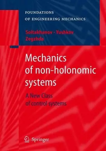 Mechanics of non-holonomic systems cover