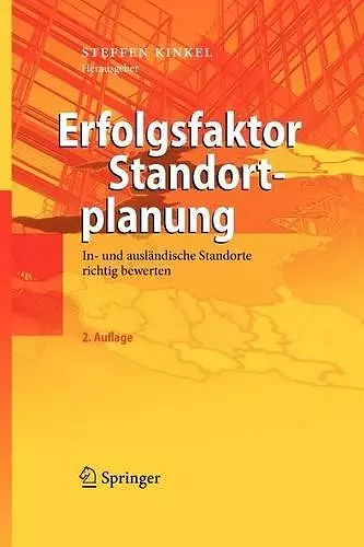 Erfolgsfaktor Standortplanung cover